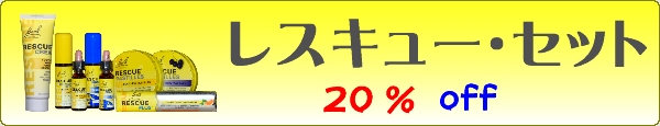 レスキューセット20%off