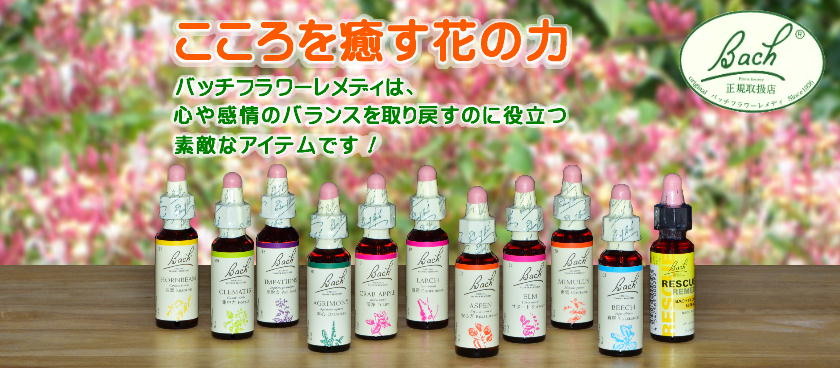 心を癒す花の力 バッチフラワーレメディ